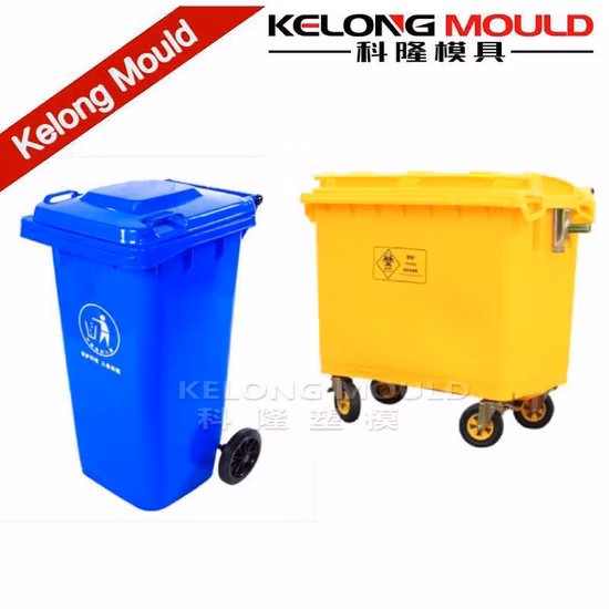 Plastic Garbage Cans Sanitation Trash Can Injection Mold