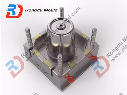 Plastic Household Appliance Trash Can Mould