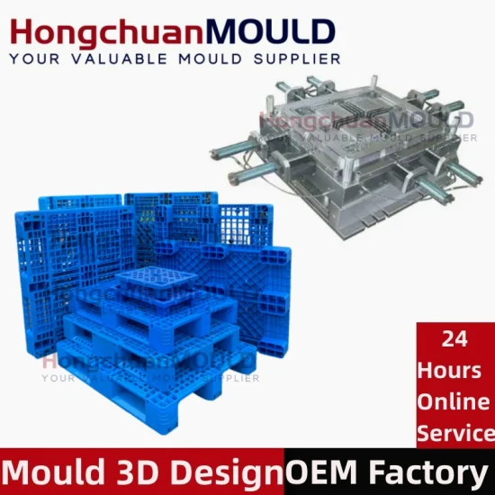 Сверхмощные европейские HDPE большие штабелируемые двусторонние пластиковые формы для поддонов