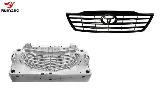 Автоматическая пресс-форма для литья под давлением пластиковых деталей для индивидуальной оснастки для автомобильного гриля